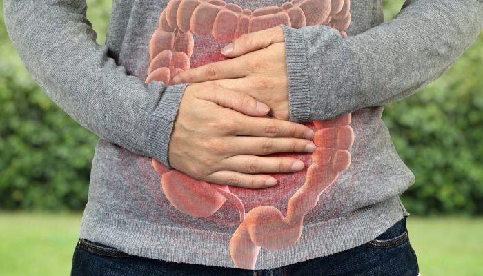 1 de 1 Ilustração colorida de intestino no abdômen de um homem - Metrópoles - Foto: Sefa ozel...