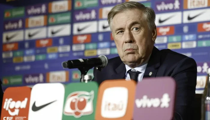 Com Neymar, Ancelotti anuncia a convocação da Seleção Copa . | Foto: Rafael Ribeiro/CBF/Divul...