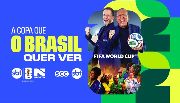 Confira quando serão transmitidos os jogos da Copa do Mundo 2026 no SCC SBT | Arte: SCC SBT
