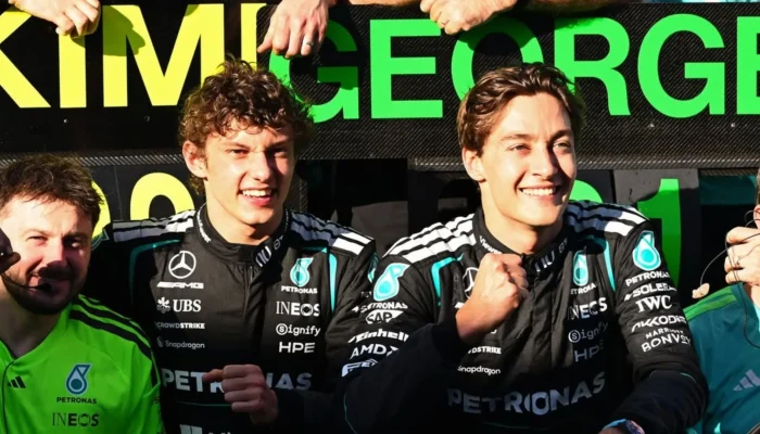 Dobradinha da Mercedes marca estreia da Fórmula 1 em 2026 | Foto: @f1 | Redes Sociais