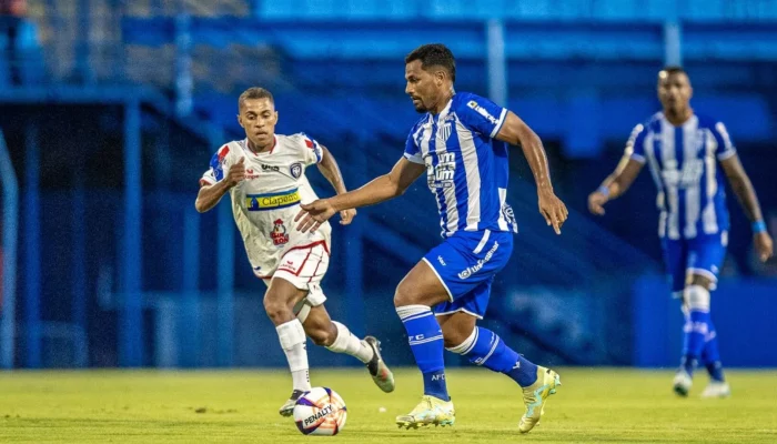 Na raça, Avaí arranca empate contra o Cianorte.| Foto: Fabiano Rateke / Avaí F.C./ Divulgaçã...