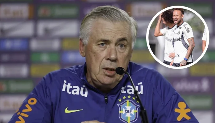Neymar depende do próprio desempenho, diz Ancelotti.| Foto: RICARDO MORAES/ Agência Brasil / Mo...