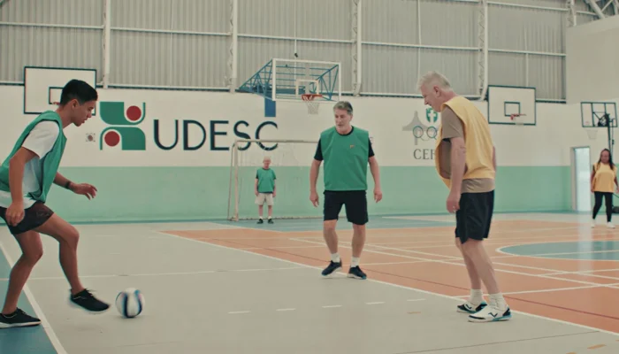 Udesc abre vagas para futebol adaptado para idosos.| Foto: UDESC Divulgação / Reprodução