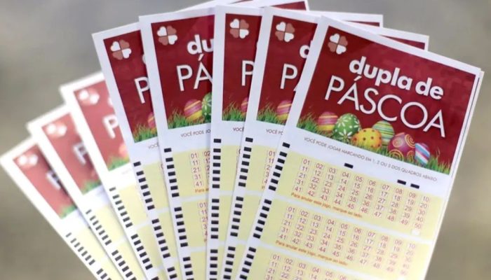 Dupla Sena de PÃ¡scoa vai sortear R$ 40 milhÃµesFoto: ReproduÃ§Ã£o/ND Mais