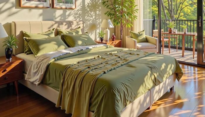 Unir beleza e praticidade no dormitório é o segredo para um descanso revigorante.Foto: Home Lux...